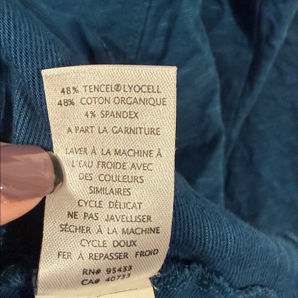 Horny Toad Rooney Organic Cotton Shirt Dress small - Picture 5 of 6